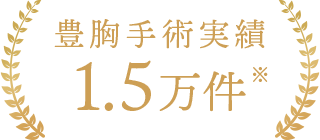 施術件数1.5万件！